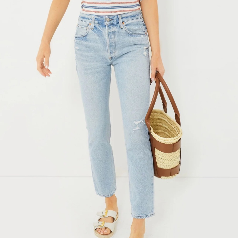 Citizens of humanity charlotte high rise straight jeans